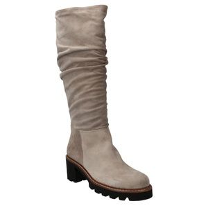 Tall Boots. Suede stone leather. US 7.5 (UK 5)Brand New